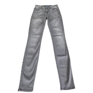 Seven For All Mankind Jeans Womens 26 Gray Denim B(Air) The Skinny Stretch